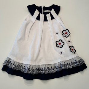 Girls Mayoral Pique Dress, 12M